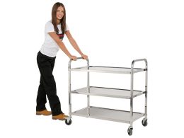 Stainless Steel Service Trolley