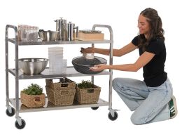 Stainless Steel Service Trolley