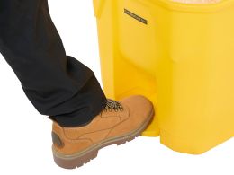 Yellow Pedal Bin