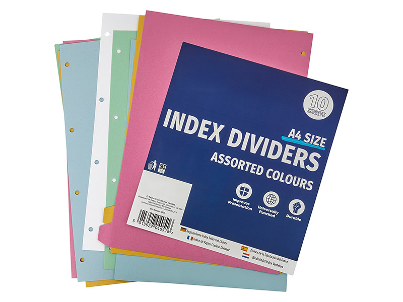 A4 Index Dividers