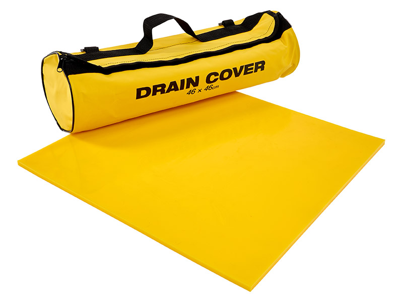 Heavy Weight Drain Cover with Wall Mountable Holdall (460 x 460)