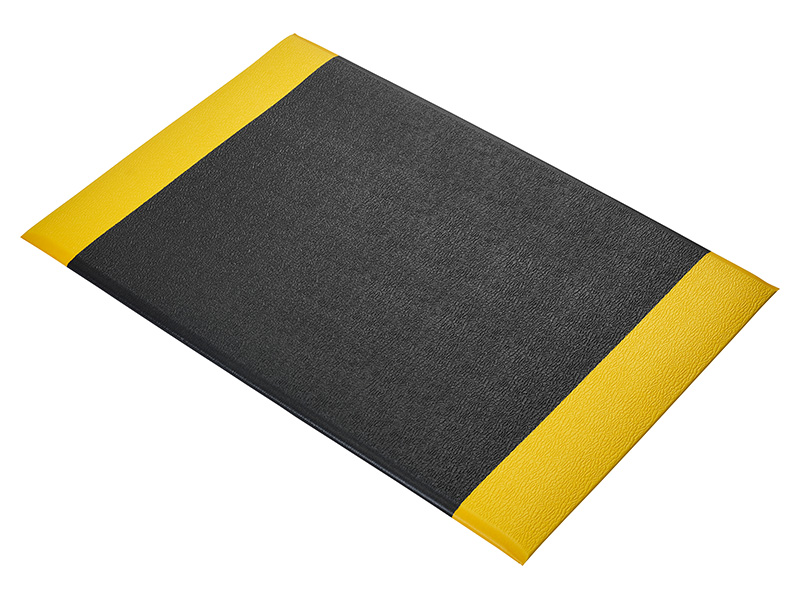 Anti Fatigue Mat (600 x 900, Black/Yellow)