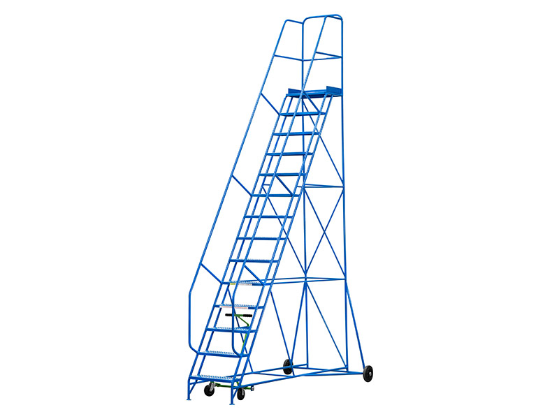 Warehouse Step Ladders (3500mm 14 Tread, Blue)