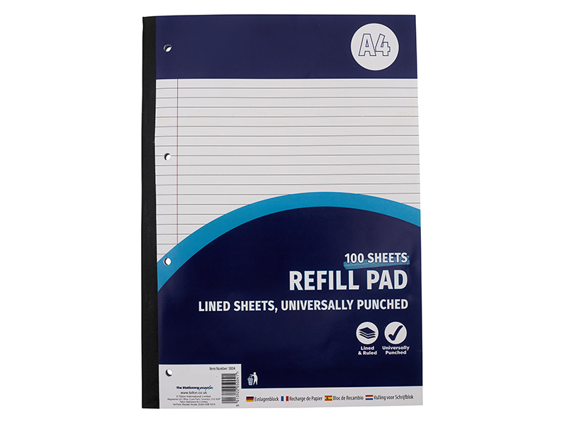 A4 Lined Refill Pad