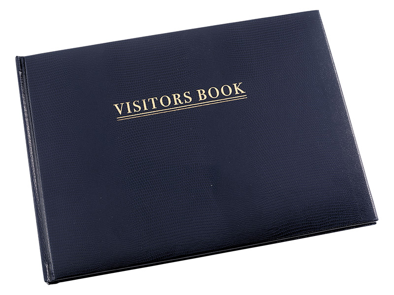 Visitors Book (Blue)