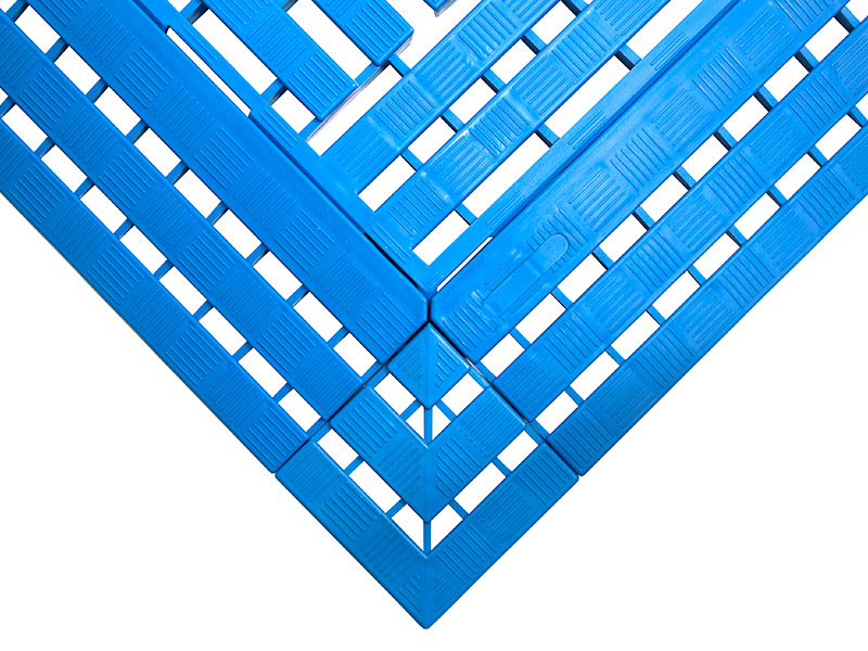 Safety Floor Tiles (Corner, Blue)