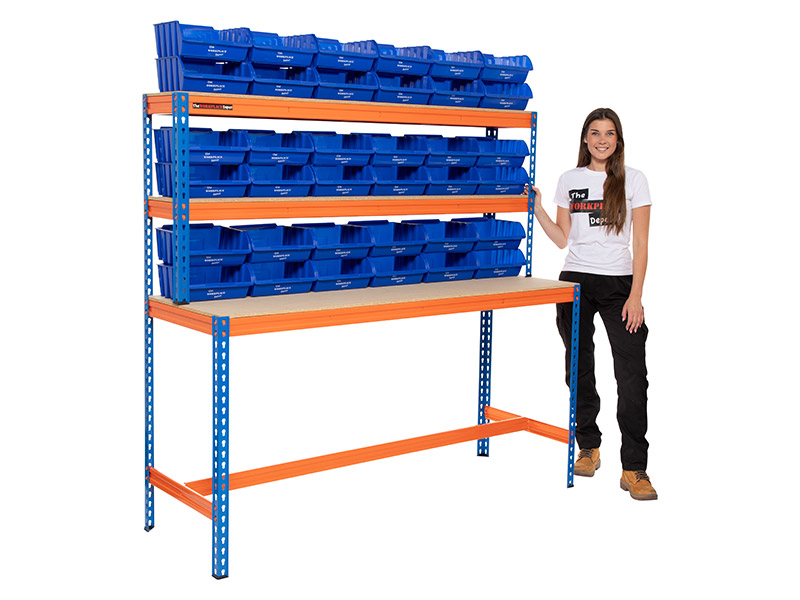 Workbench with Storage Bins (40 x Large)