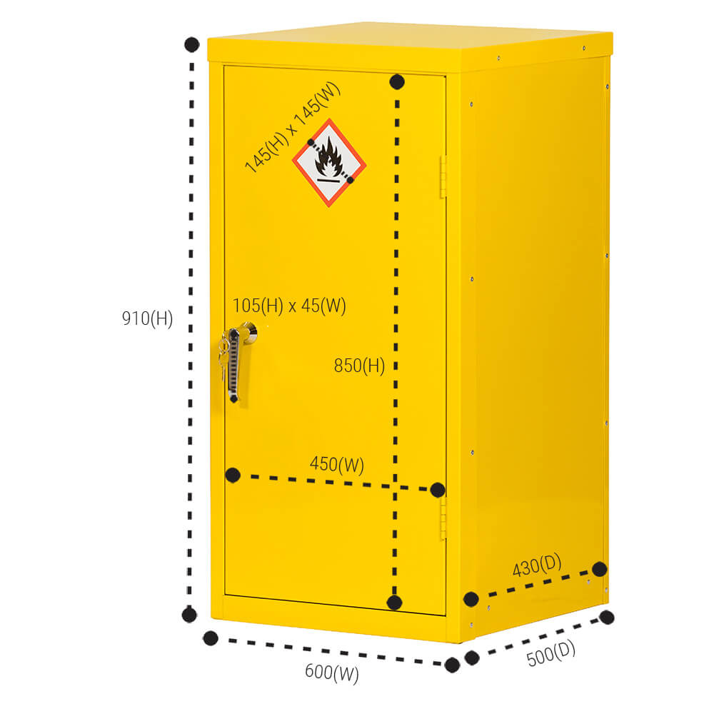 Flammable Liquid Storage Cupboard | Free Next Day Delivery