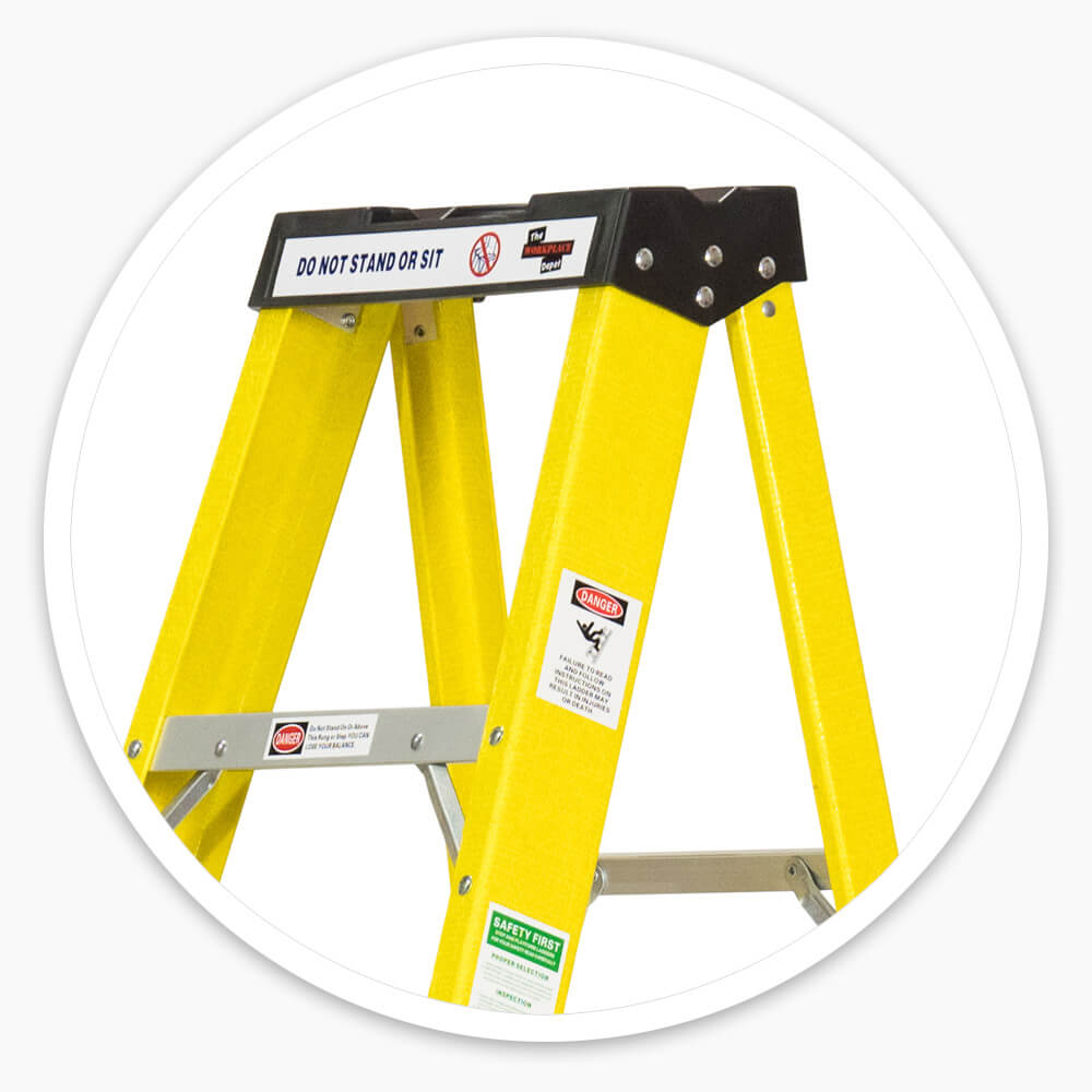 6 tread fibreglass 2024 step ladder