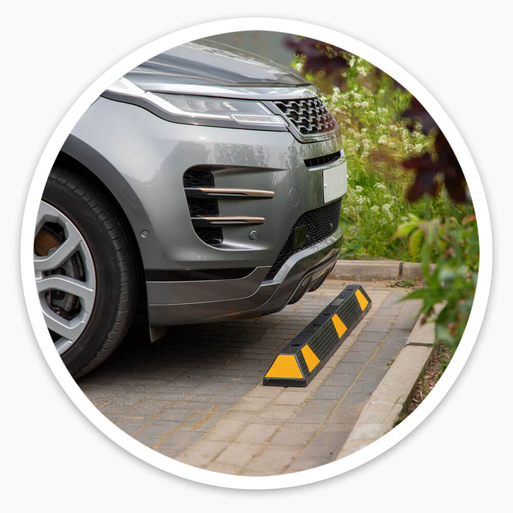 Rubber Parking Kerbs | Free Delivery